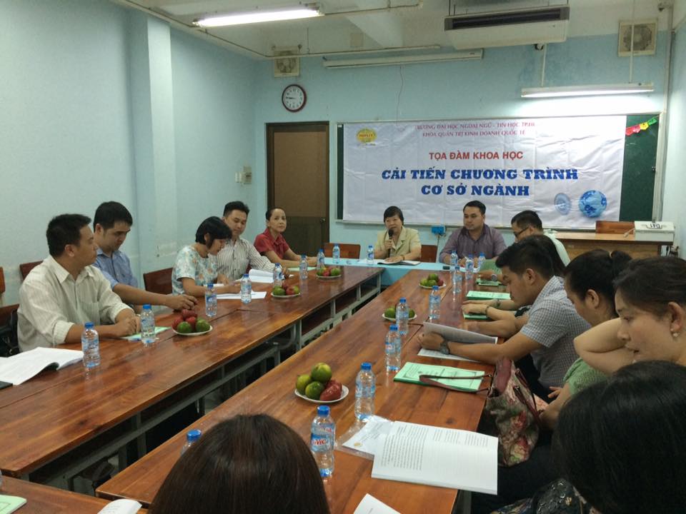 Tọa đàm cải tiến chương trình cơ sở ngành 2017